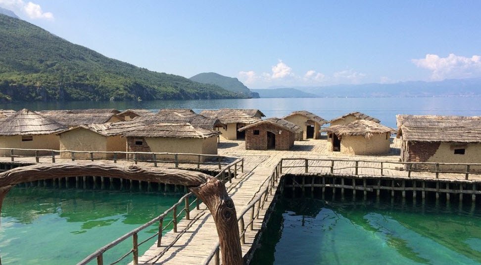 Bay of Bones Museum, Ohrid Lake, near Gradishte, North Macedonia